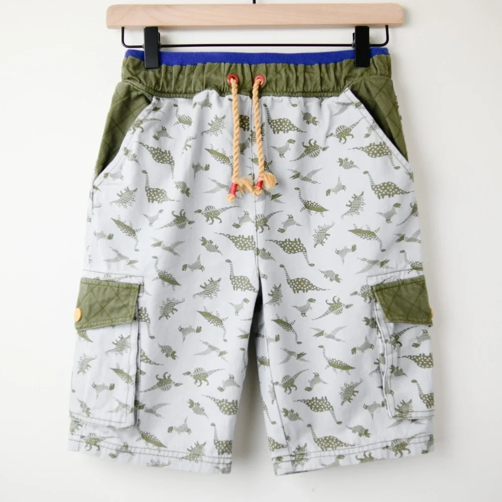 Matilda Jane Whimsical‎ Dino Print Playful Preppy Colorful Kids Shorts Size 10